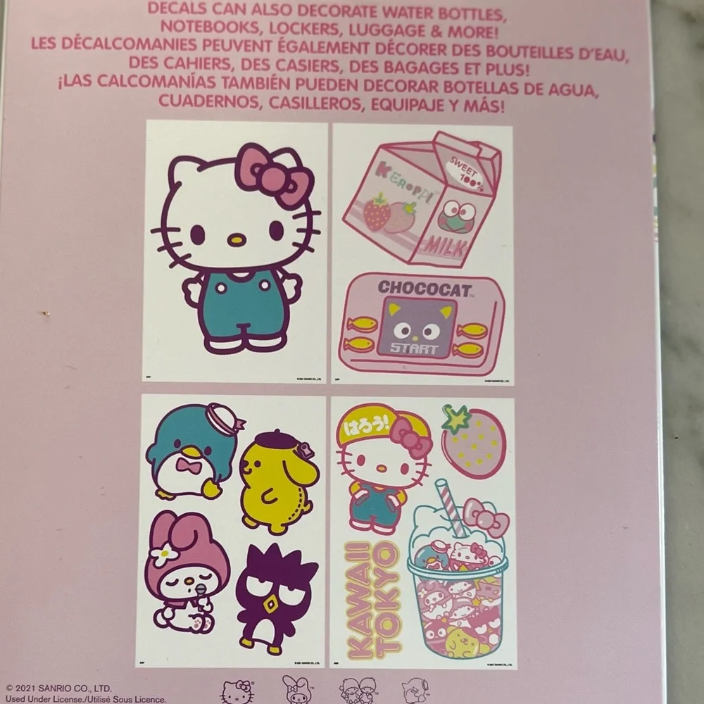 Hello Kitty device decals NWT